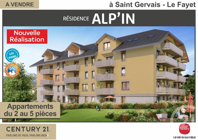 Appartement F2 à vendre - 2 pièces - 43.04 m2 - ST GERVAIS LES BAINS - 74 - RHONE-ALPES - Century 21 Patrick Avenel